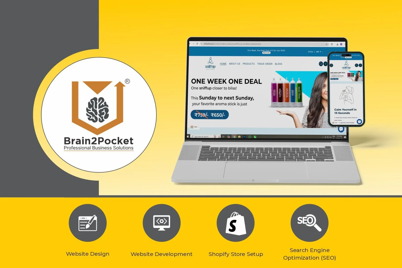 Enhancing SniffUp’s Lifestyle Online Presence with Brain2Pocket’s Expertise