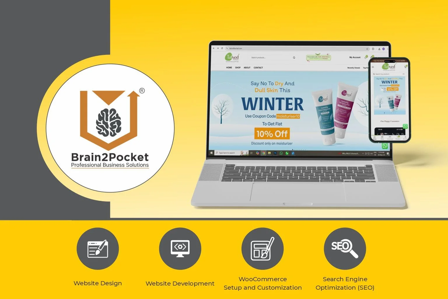 Transforming Tatved Herbal’s Digital Presence with Brain2Pocket